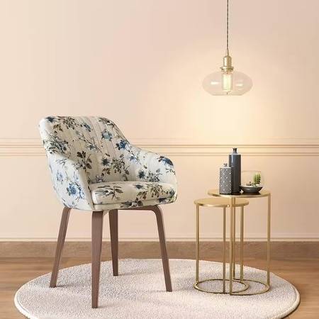 Rochelle Lounge Chair in Adrian Velvet Colour