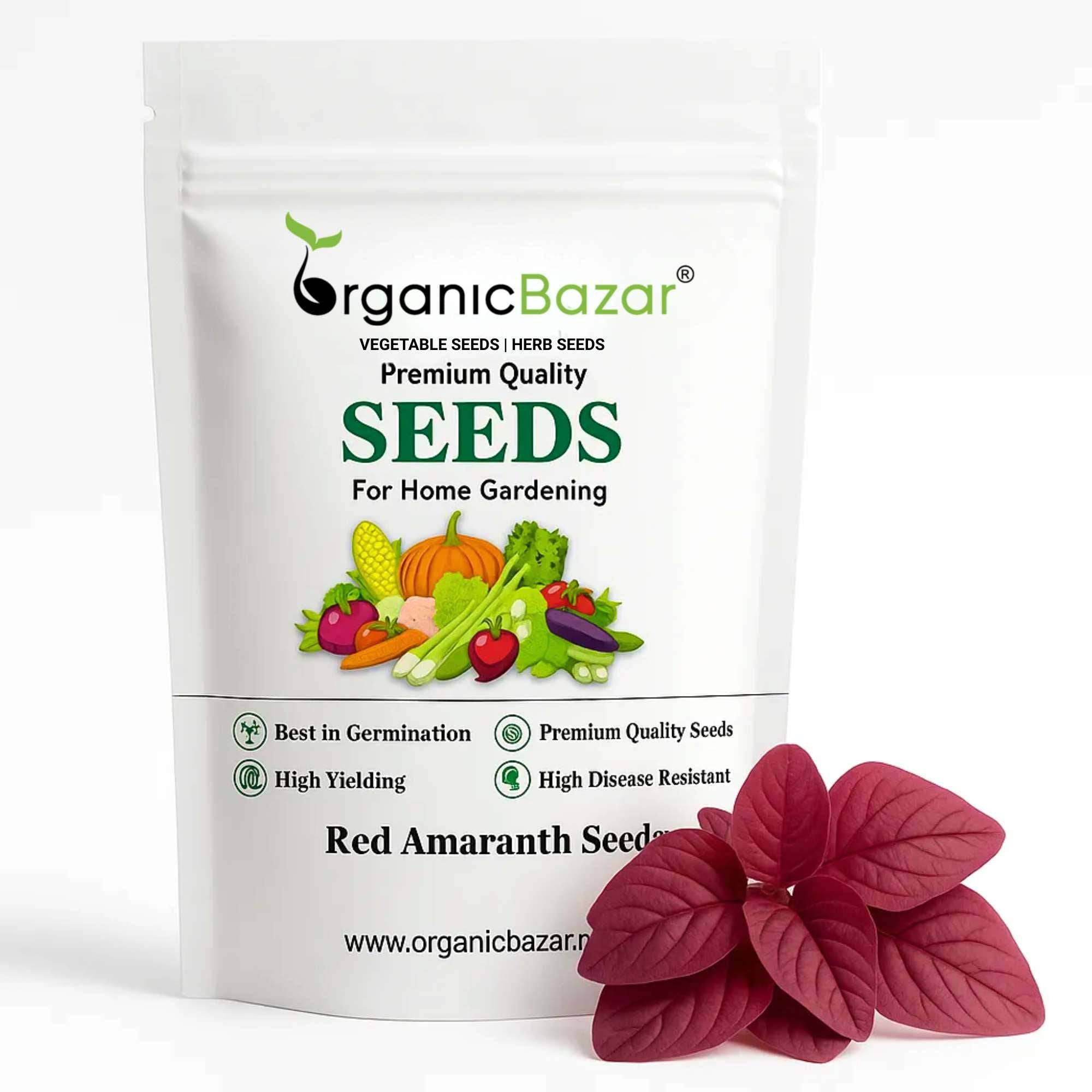 Red amaranth (lal bhaji) Seeds - 5g (लाल चौलाई भाजी के बीज)