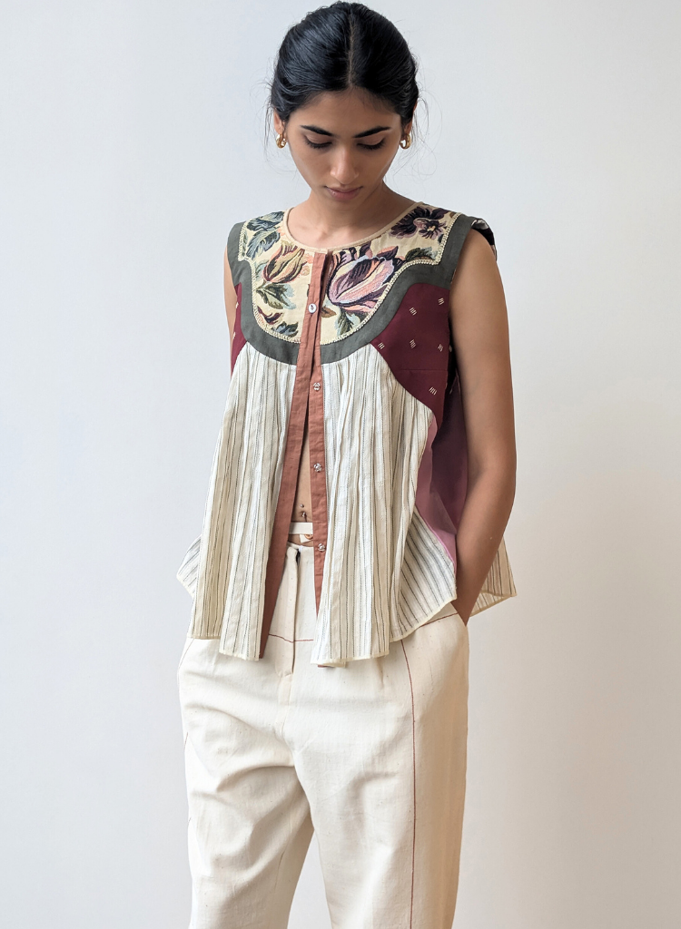 Purple Retro Top - color variant: Multi