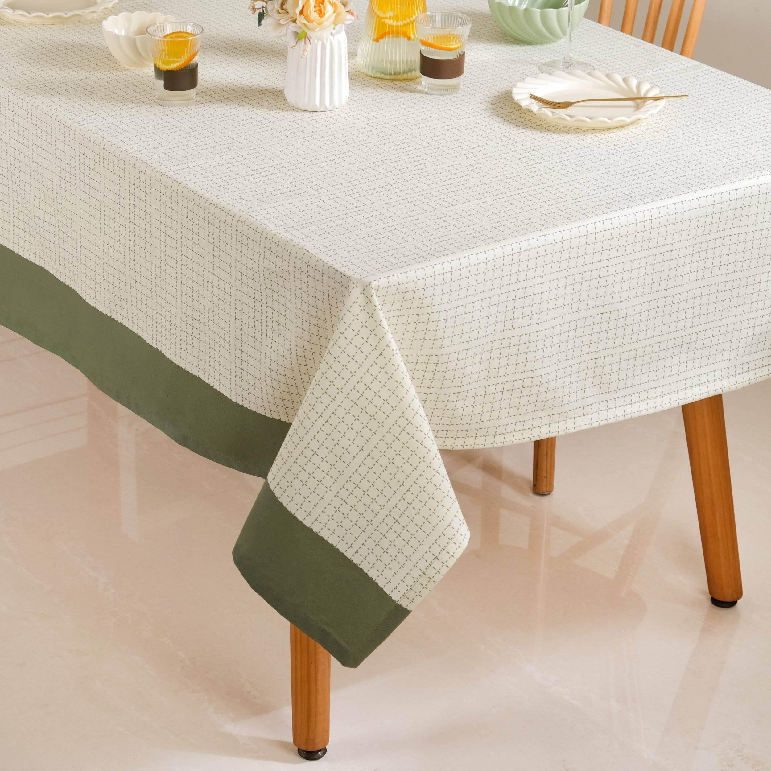 Palm Grove 6 Seater Cotton Table Cover 203x152cm