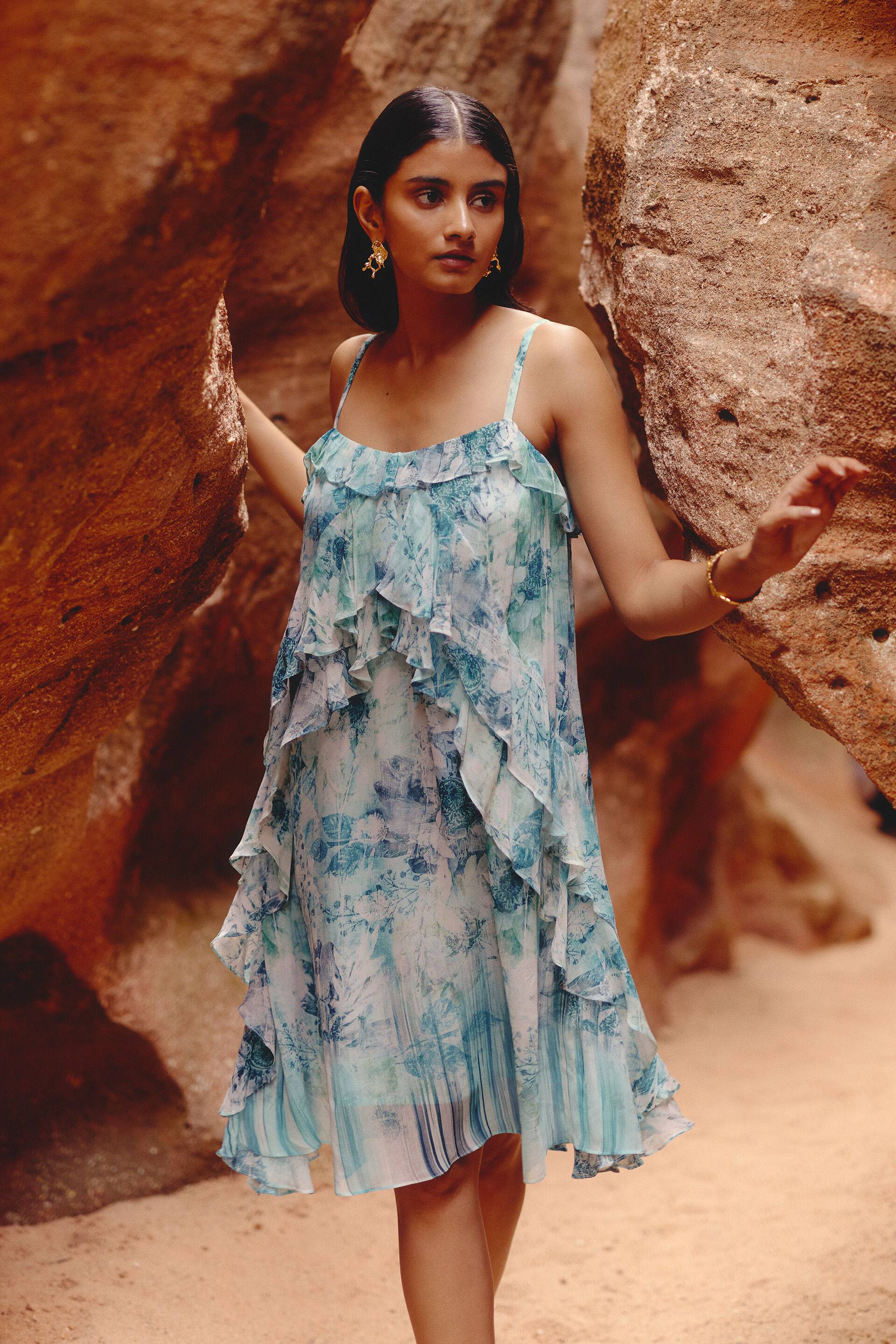 Lagon Ruffle Dress Buy at ₹6990