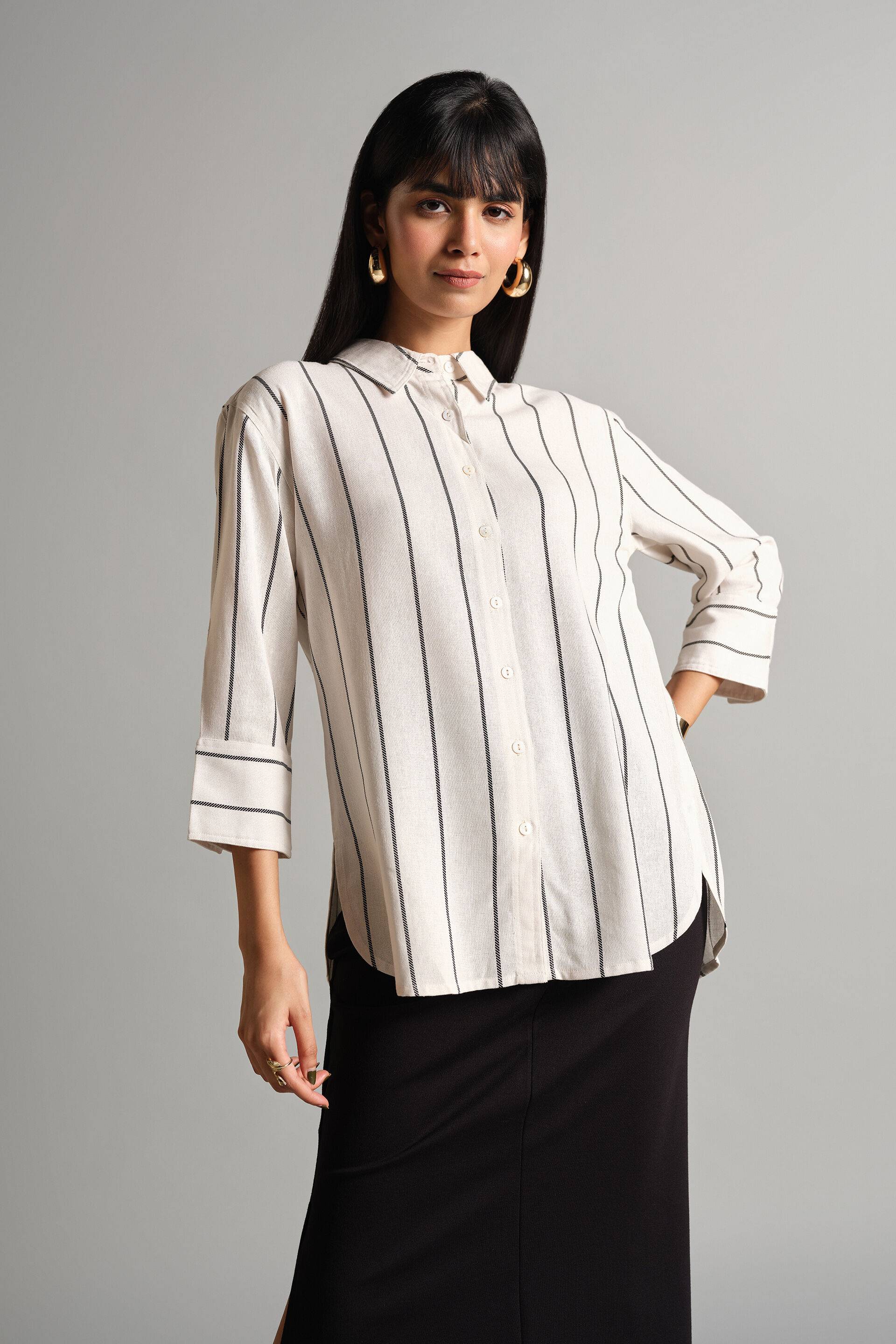 Classic Striped Shirt Buy at ₹2521