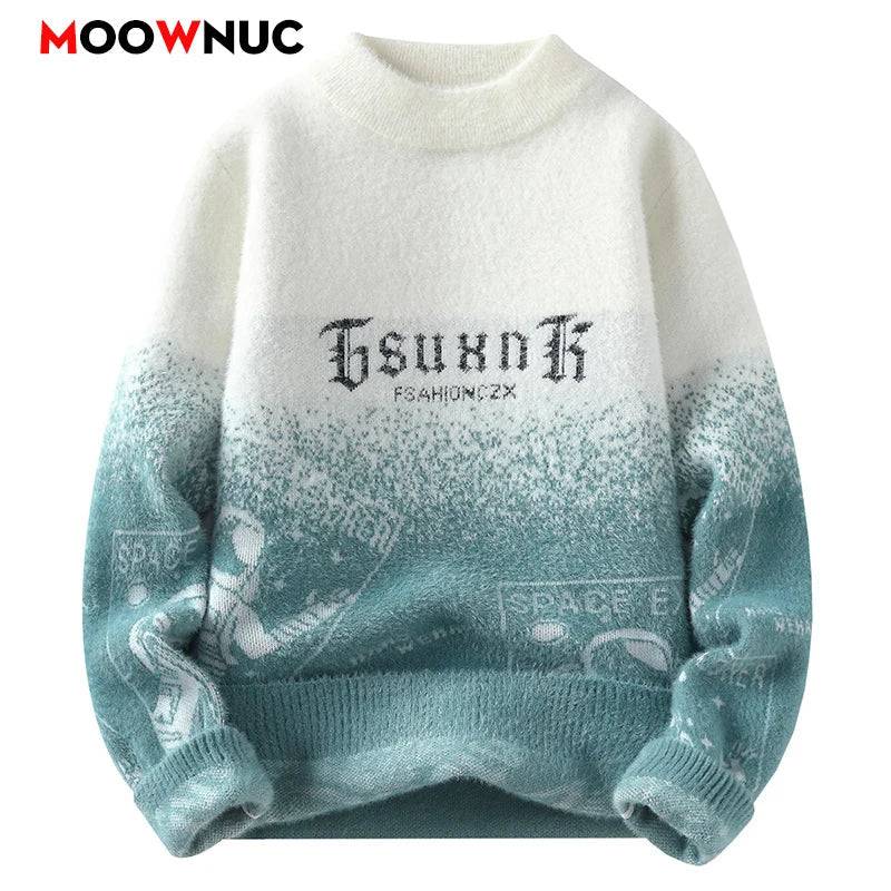 Pullovers Mens Clothing Sweater For Men Autumn Fashion Mens Sweatshirt Knit Casual Hombre Warm Solid Spring Male Streetwear Buy only at ₹249