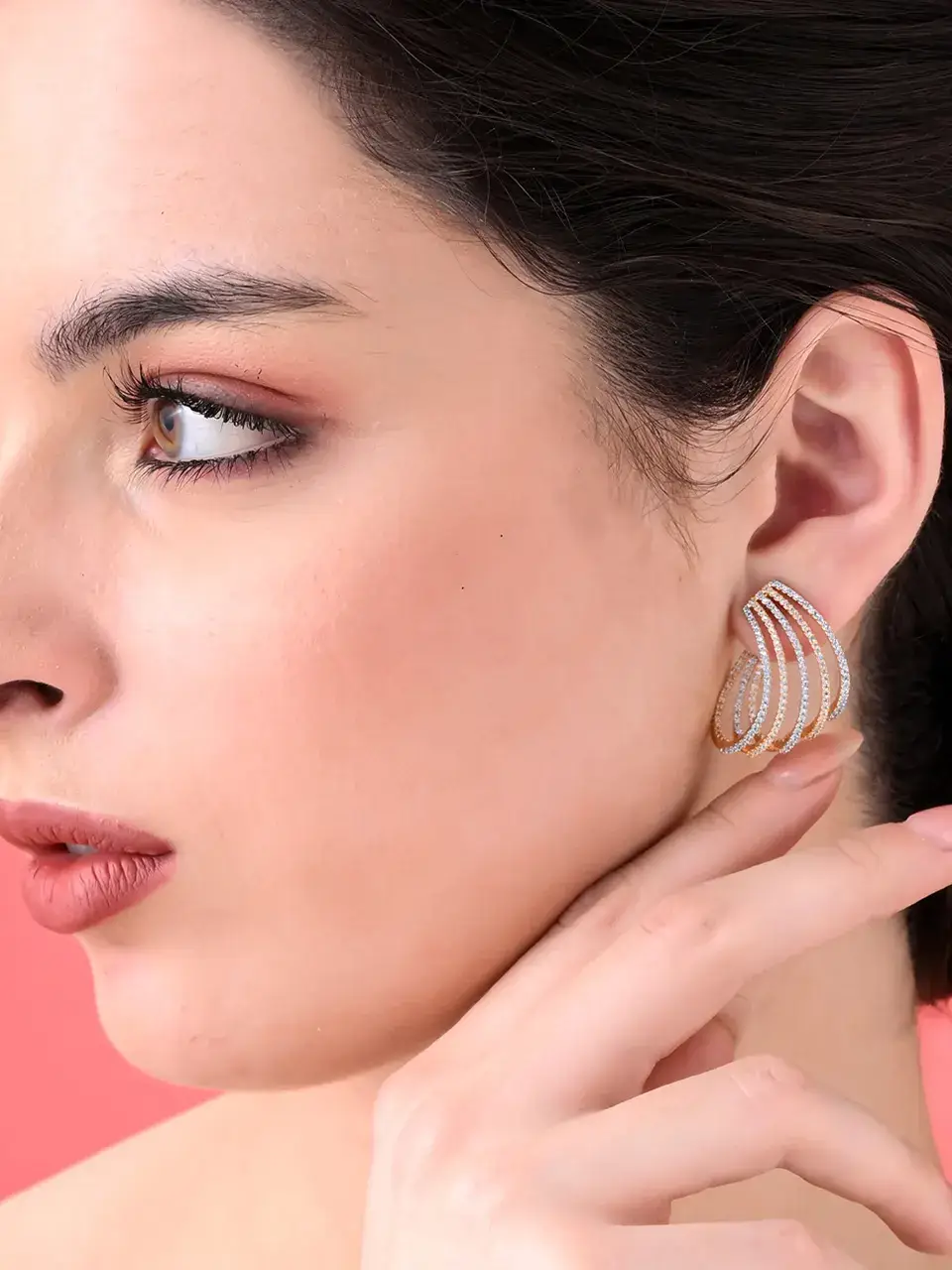 Sayda Jewels Radiant White Zircon Sparkle Earrings Buy @ ₹1360