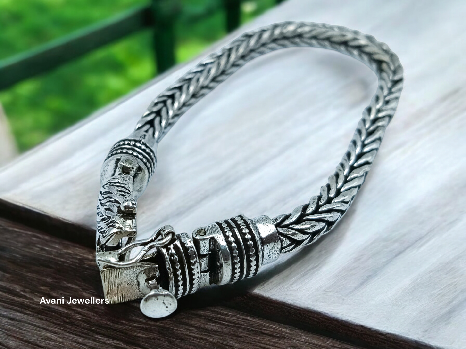 Silver Gents Bracelet @ ₹17108