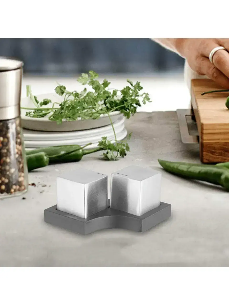 Stainless Steel Dice Salt & Pepper Nikki Buy @ ₹629