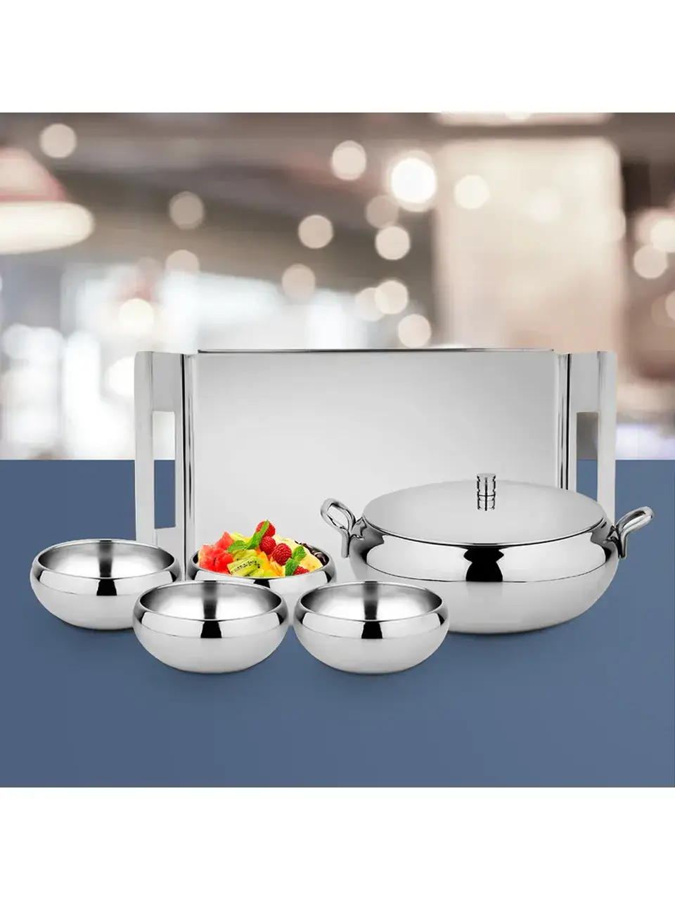 Stainless Steel Serving Set Farm House Buy @ ₹2609