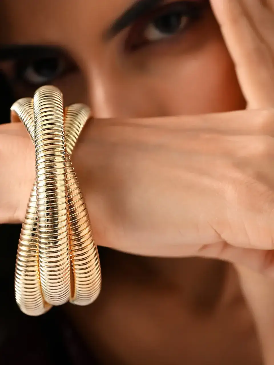 Sayda Jewels Tri Lux Layered Bracelet Buy at ₹510