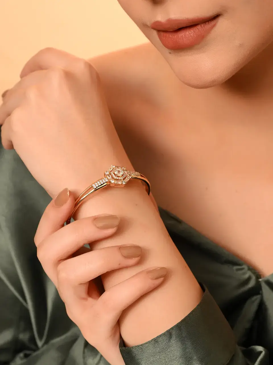 Sayda Jewels Celestial Charm Diamond Bangle Buy at ₹1148