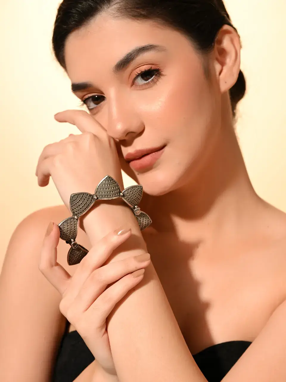 Sayda Jewels Tribal Grace Oxidized Bracelet Buy at ₹1190