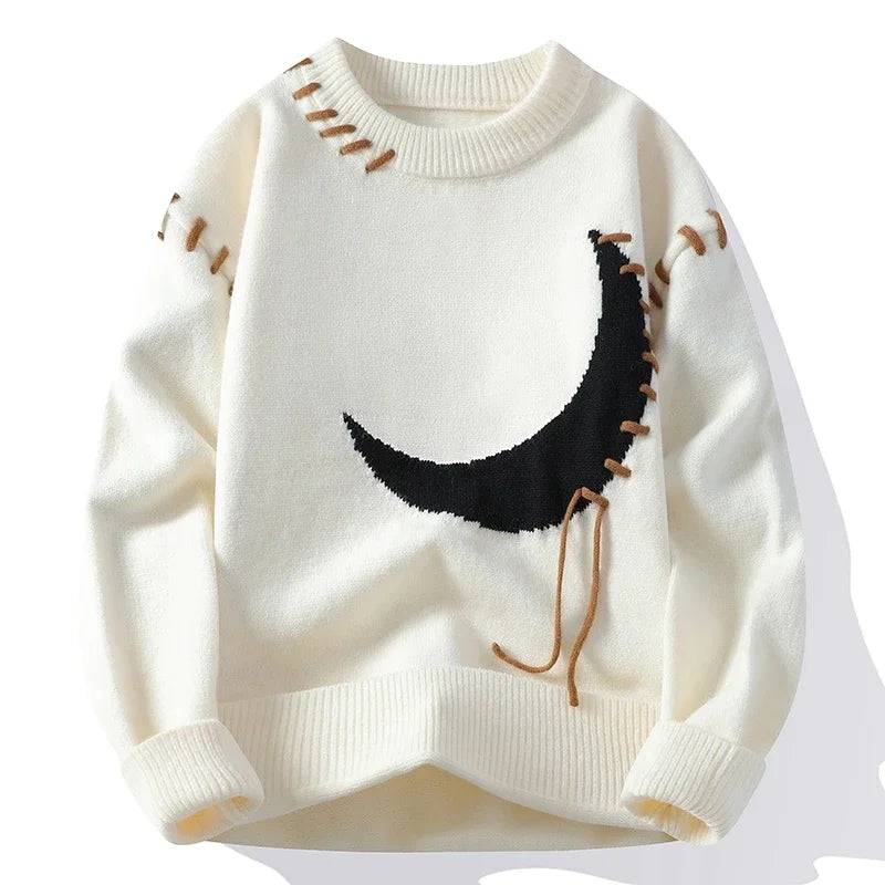Korean Style Mens Womens Sweater Knitted Trendy Youth Student Style Knitwear Top Casual Warm Crew Neck Knitted Pullover 4Xlm Buy only at ₹249