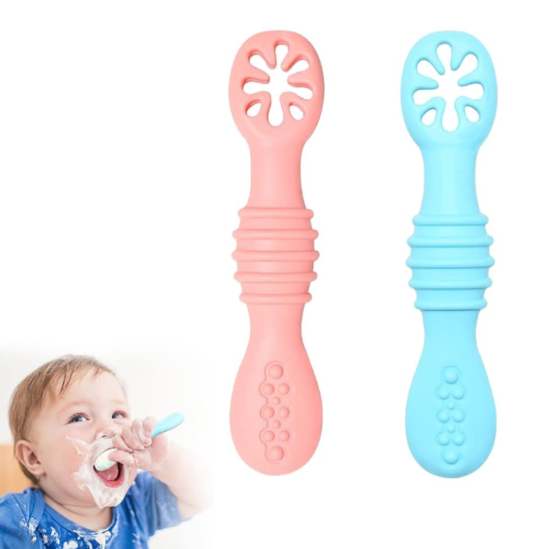 Silicone Chew Spoon for Babies & Toddlers – BPA Free, Safety Tested (Random Color-Pack of 1) Buy @ ₹29