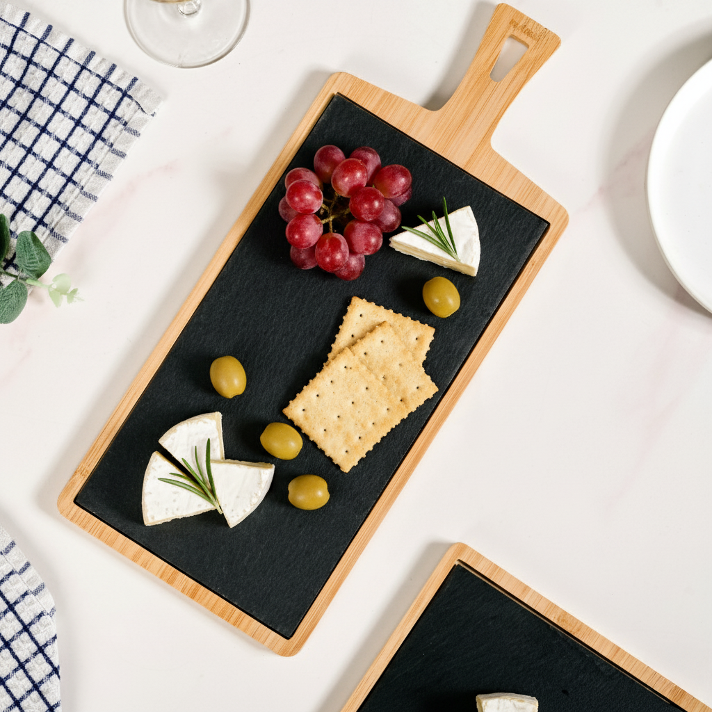 Slate Rectangle Serving Platter 43x18cm buy only at ₹1055