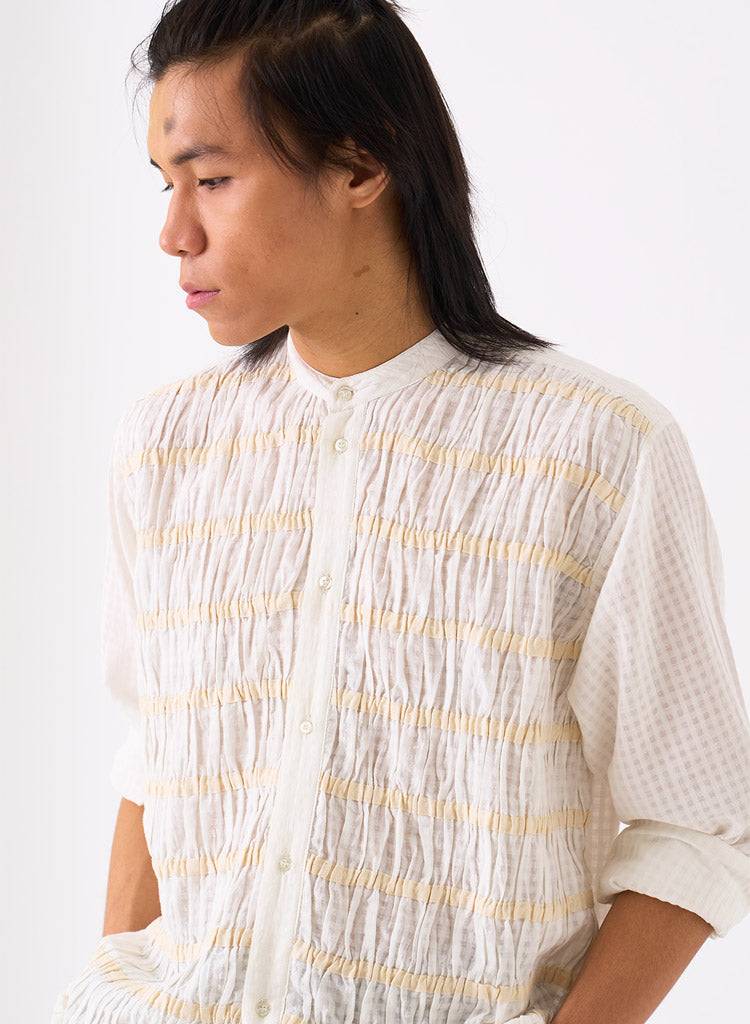 Smocking Detail Shirt