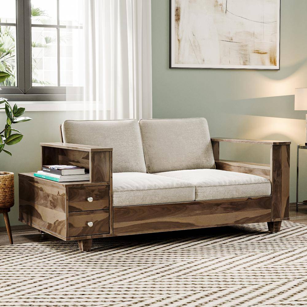 Manila Sheesham Wood Sofa - Two Seater