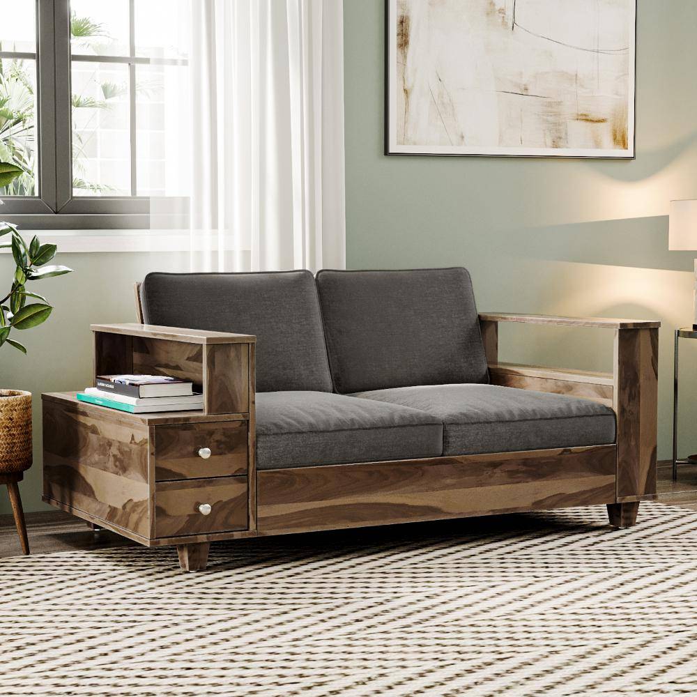 Manila Sheesham Wood Sofa - Two Seater
