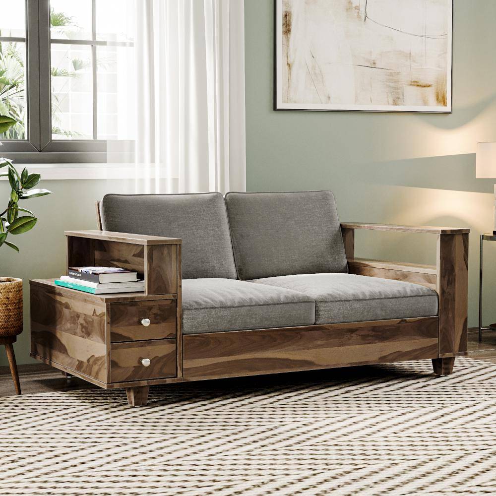 Manila Sheesham Wood Sofa - Two Seater