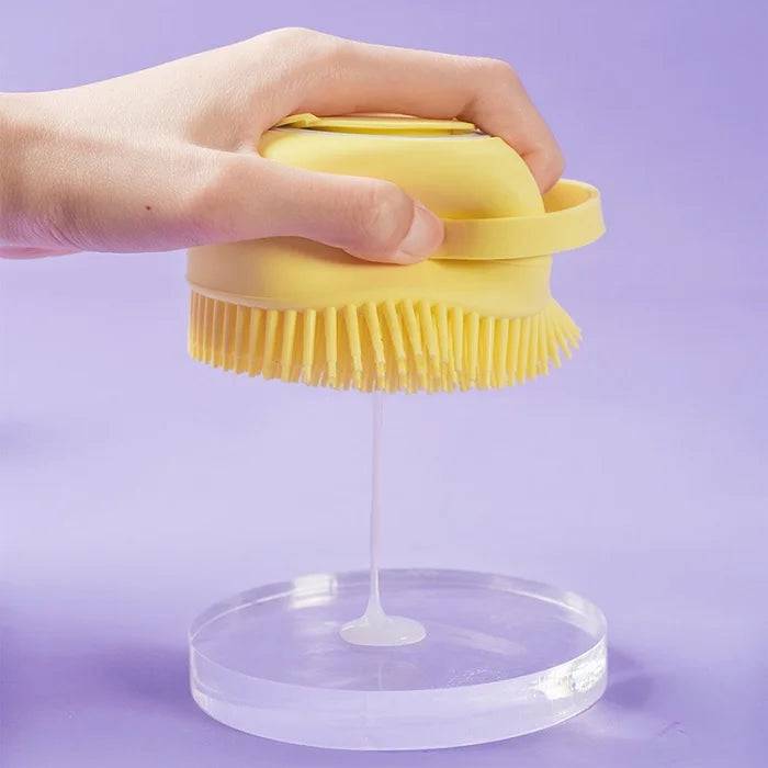 Soft Silicone Bath Massage Brush – Gentle Exfoliating & Body Scrubber for Shower, Spa & Skin Care (Random Color-Pack of 1) Buy @ ₹99