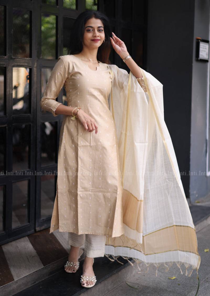 Soft Gold Story Salwar Suit