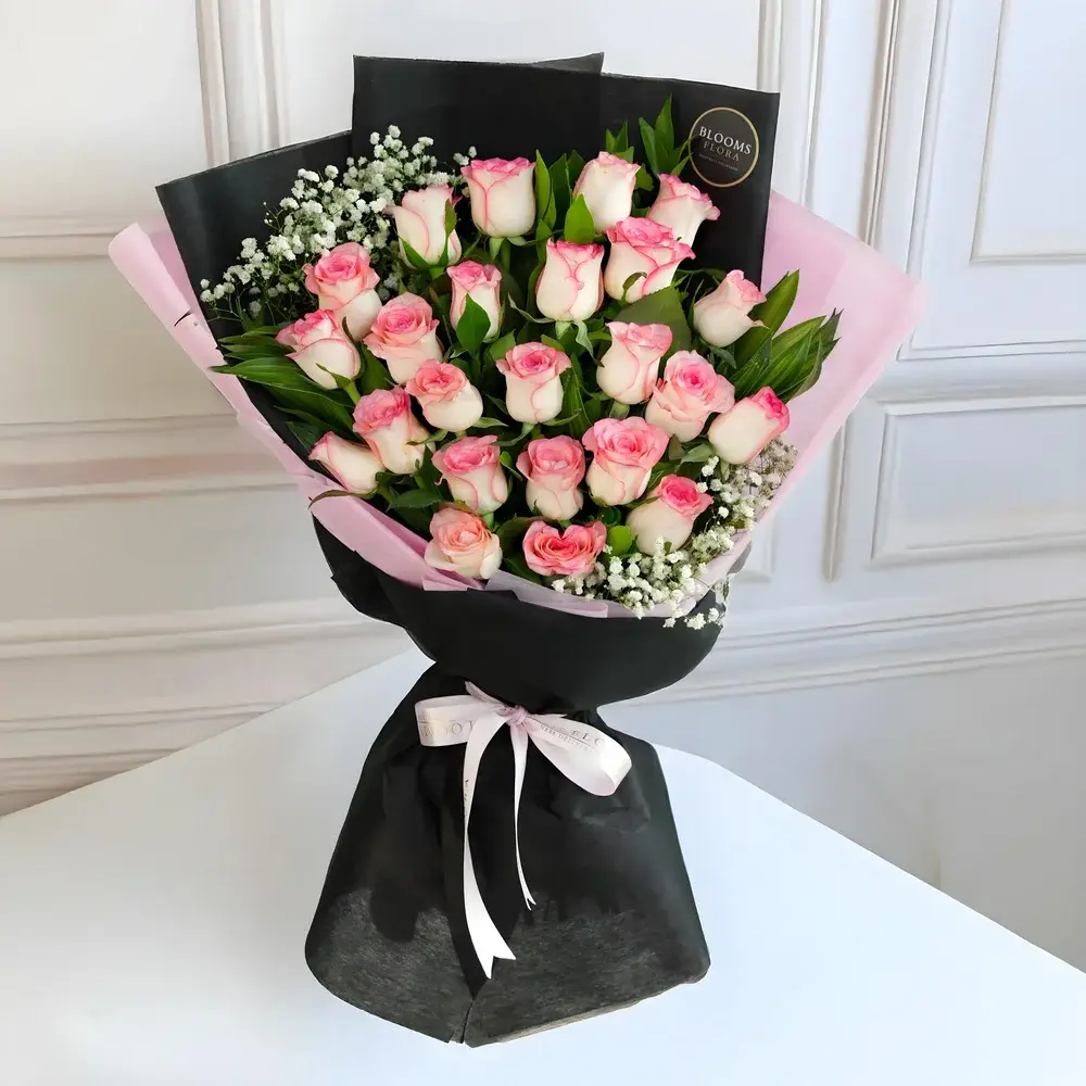 Soft Pink Roses Bouquet