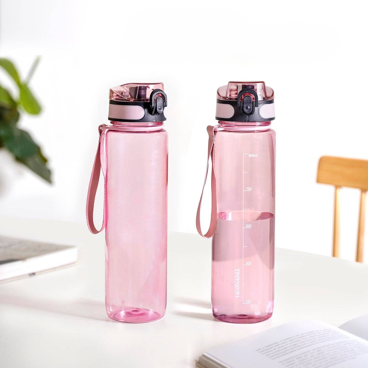 Aqualite Spillproof Water Bottle Set Of 2 Coral Sunset 1000ml buy only at ₹895