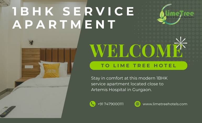 Affordable 1BHK Service Apartment Near Vatica One Gurgaon – Ideal for Short & Long Stay