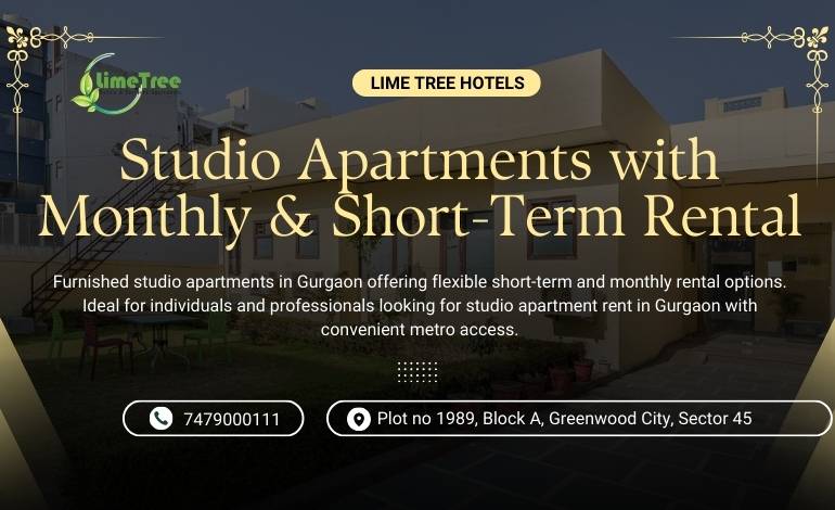 Short-Term & Monthly Studio Apartments for Rent in Gurgaon