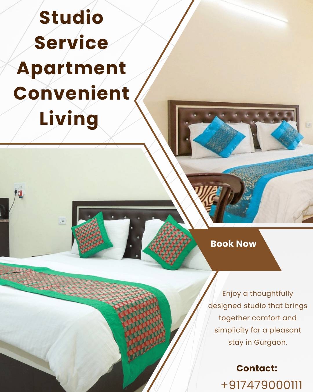 Contemporary Studio Stay for Comfortable Gurgaon Experiences