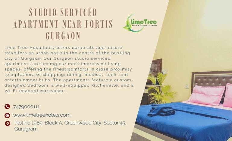 Convenience-Driven Studio Service Apartment in Gurgaon