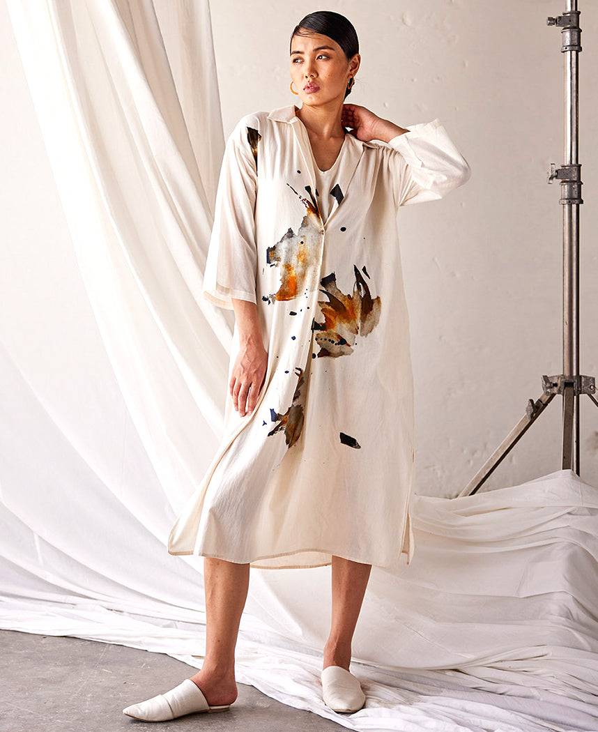 Summer Splash Dress - color variant: White