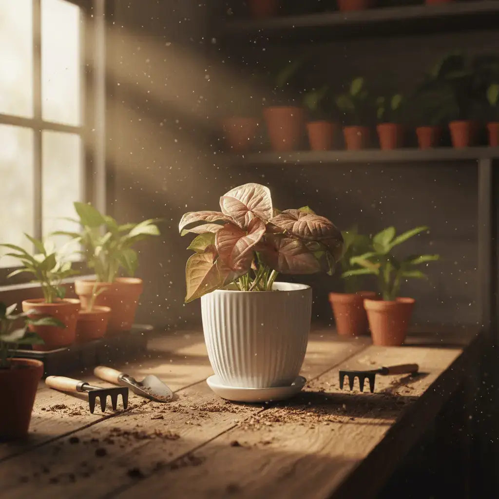 Syngonium Pink Plant