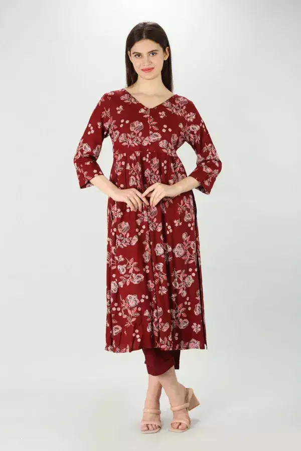Vermilion cotton Pants