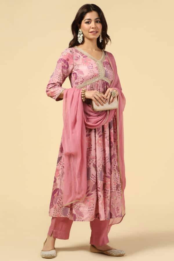 Pink Radiance Festive Palazzo