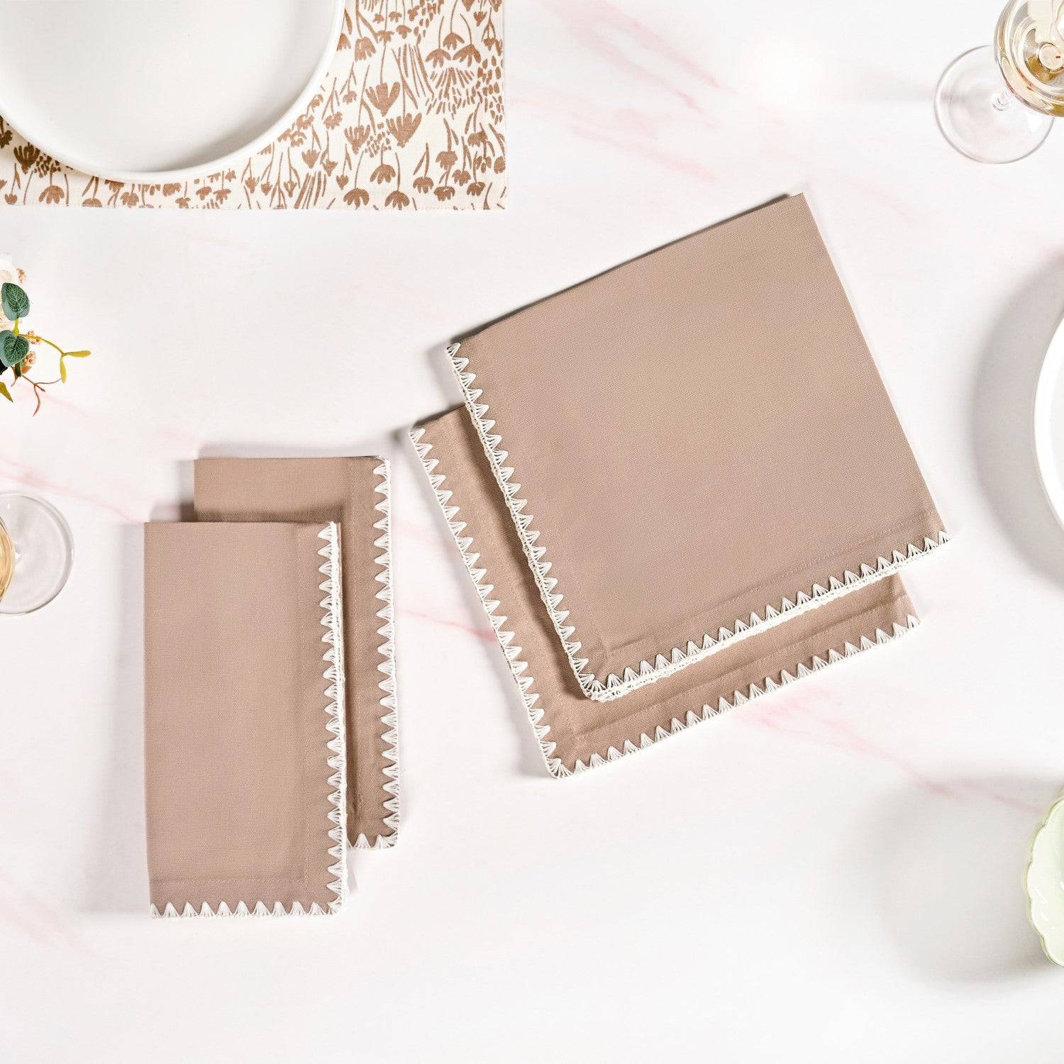 Mocha Mousse Napkin Set Of 4 buy only at ₹695