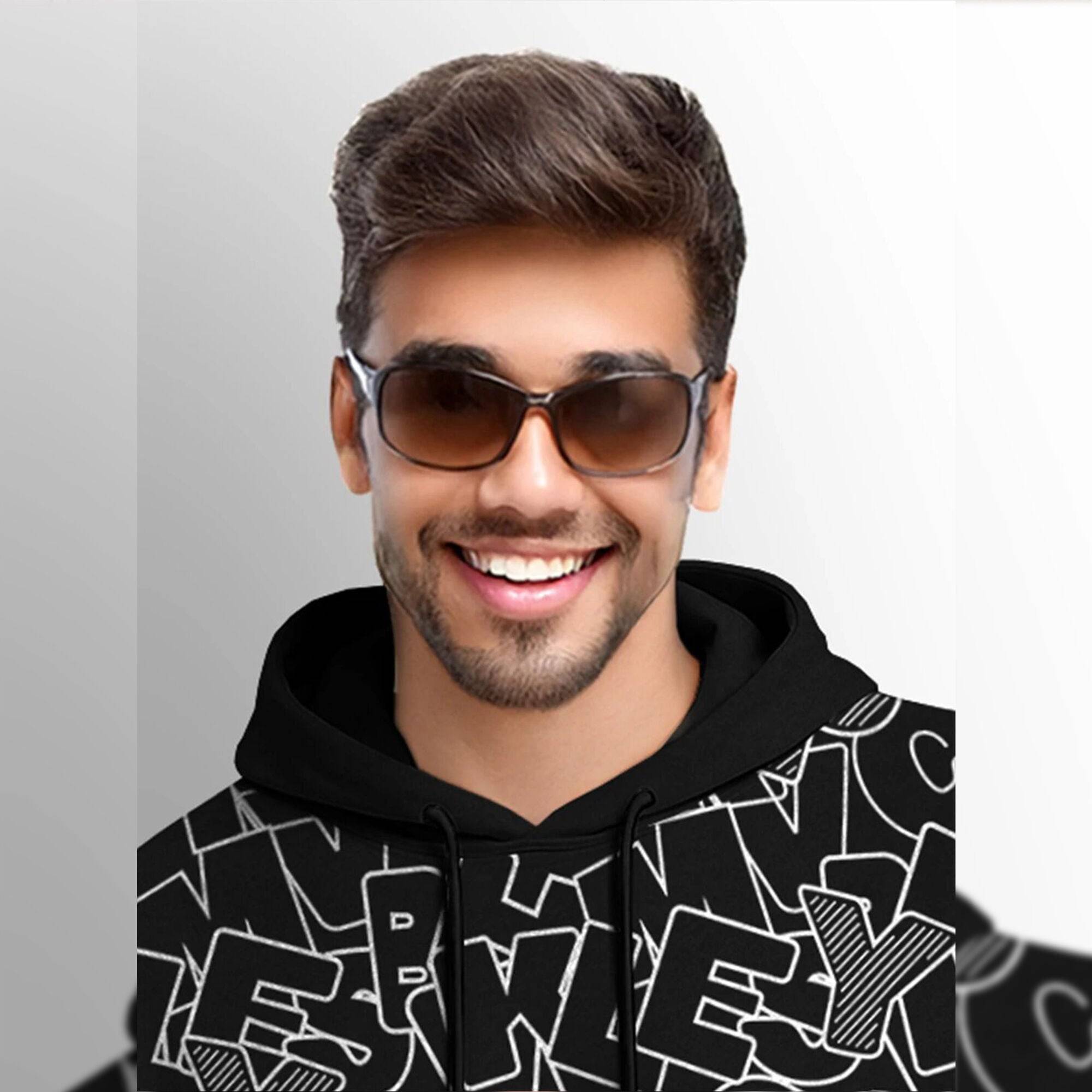 (Pack   Of   3)   Men   Printed   Black-Brown-Olivegreen   Shorts