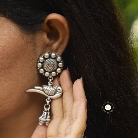 Playful Parrot Earring