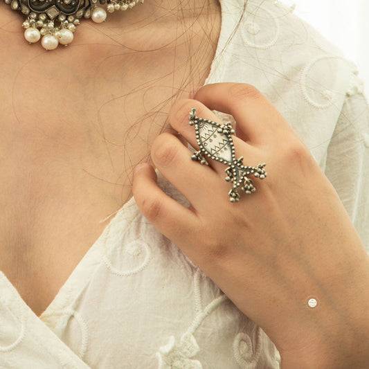 Hand Engraved Fish Ring