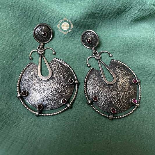 Stone Studded Robot Earring