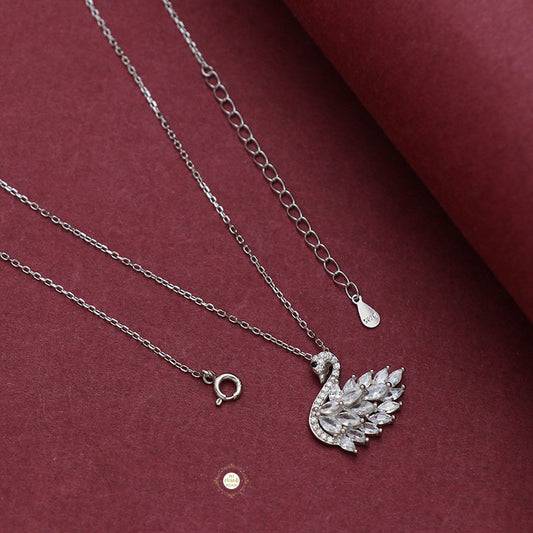 Buy Sparkling Swan Necklace in Accessories | Best Jewellery on Plumint