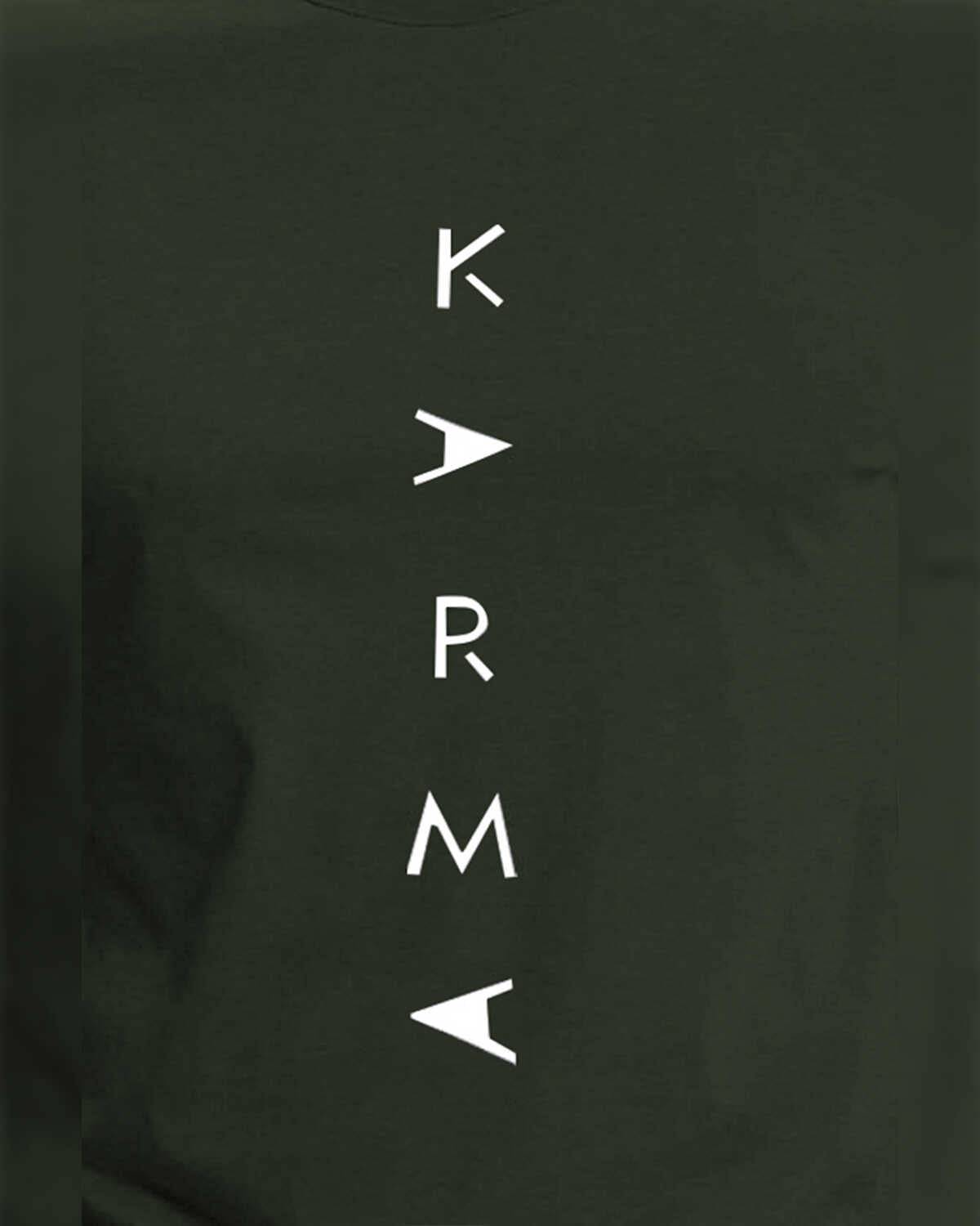 Men Printed Half Sleeve Round Neck Cotton Blend Olivegreen T-Shirt