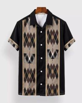 Black Arrow Designer Men’s Half Sleeves Printed Shirt Exclusive
