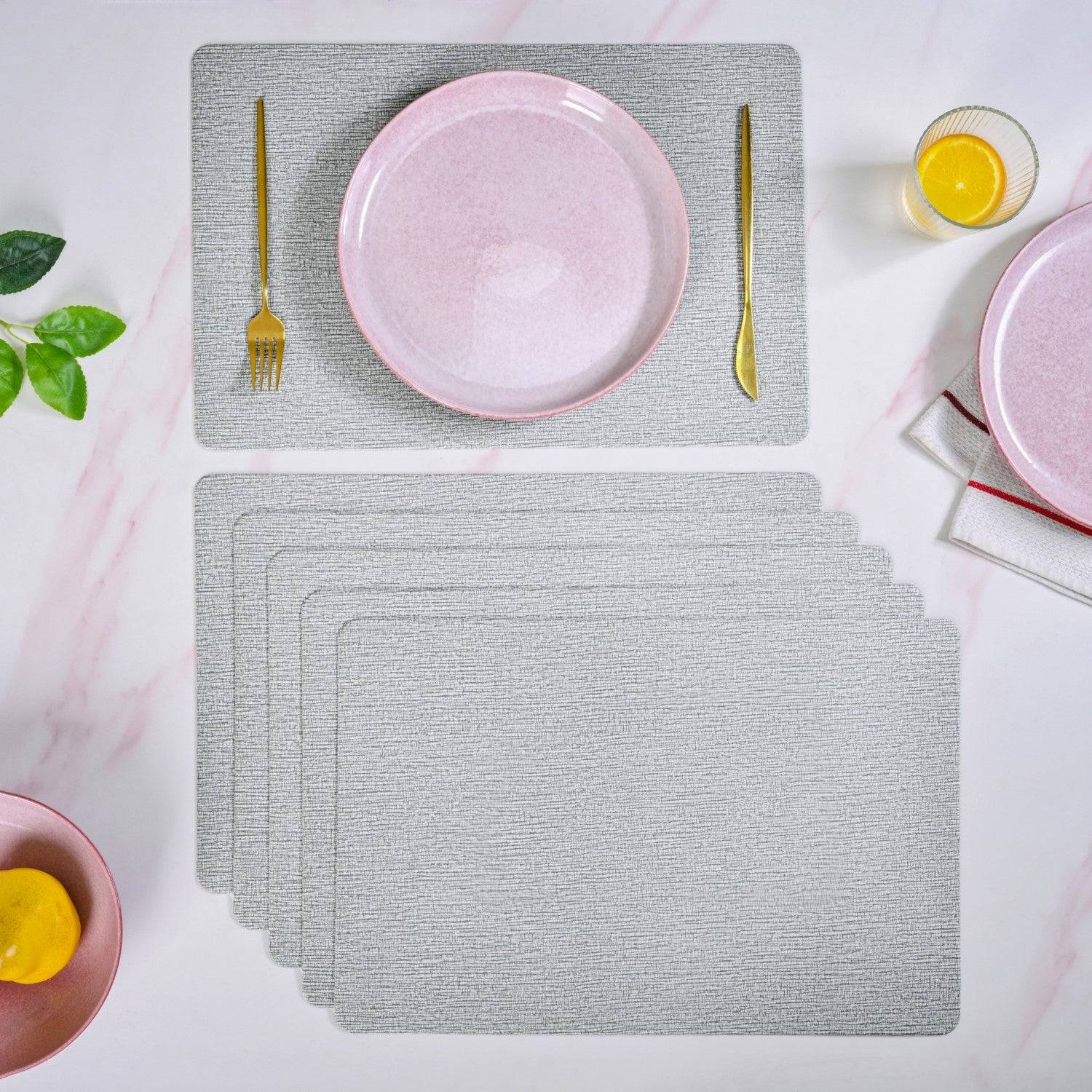 Treewood Grey Placemat Set Of 6