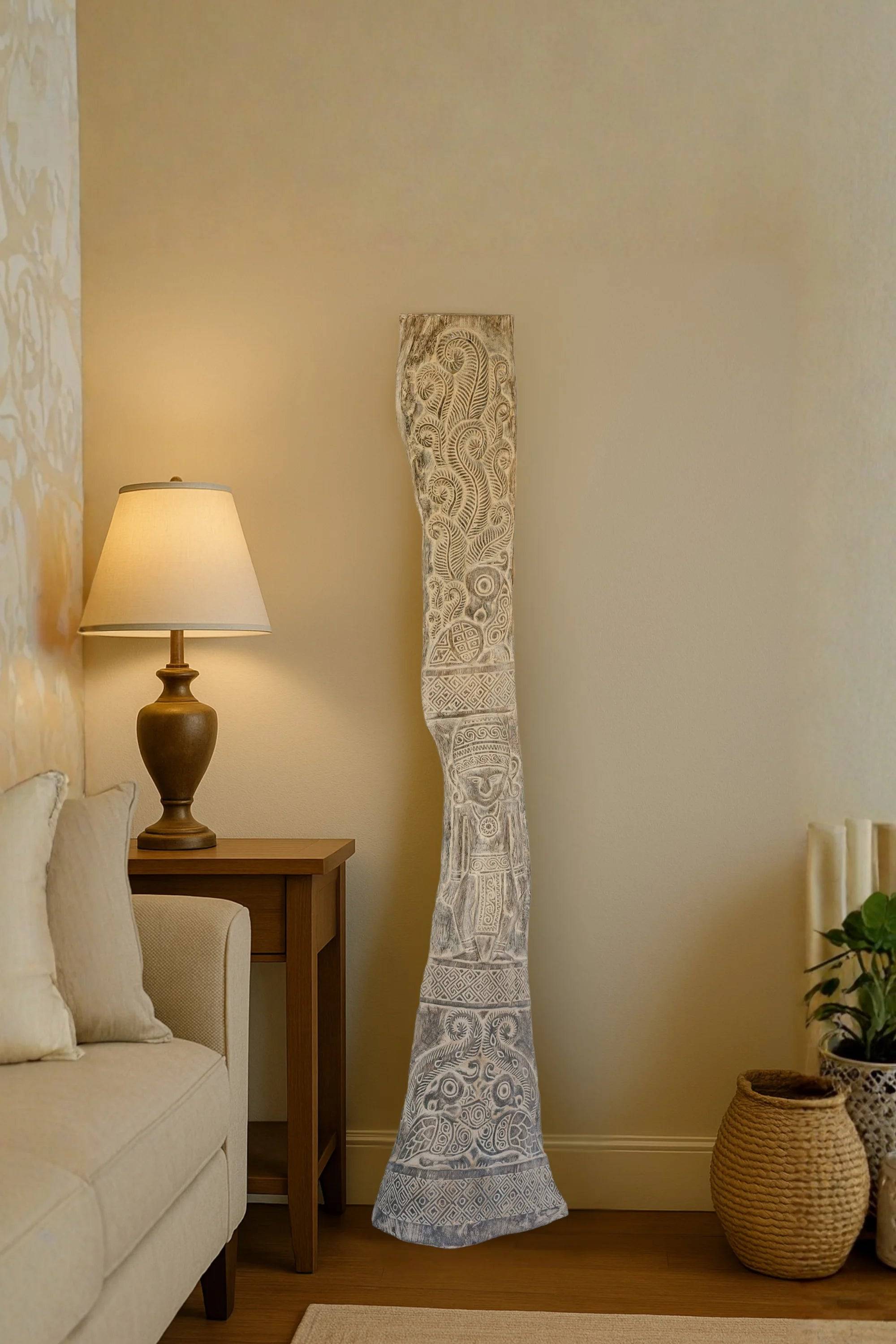 Tribal Madurese Carved Panel – Style 08