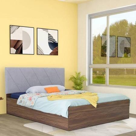 Sutra Bed With Premium Leatherette Fabric And Box Storage Queen Bed
