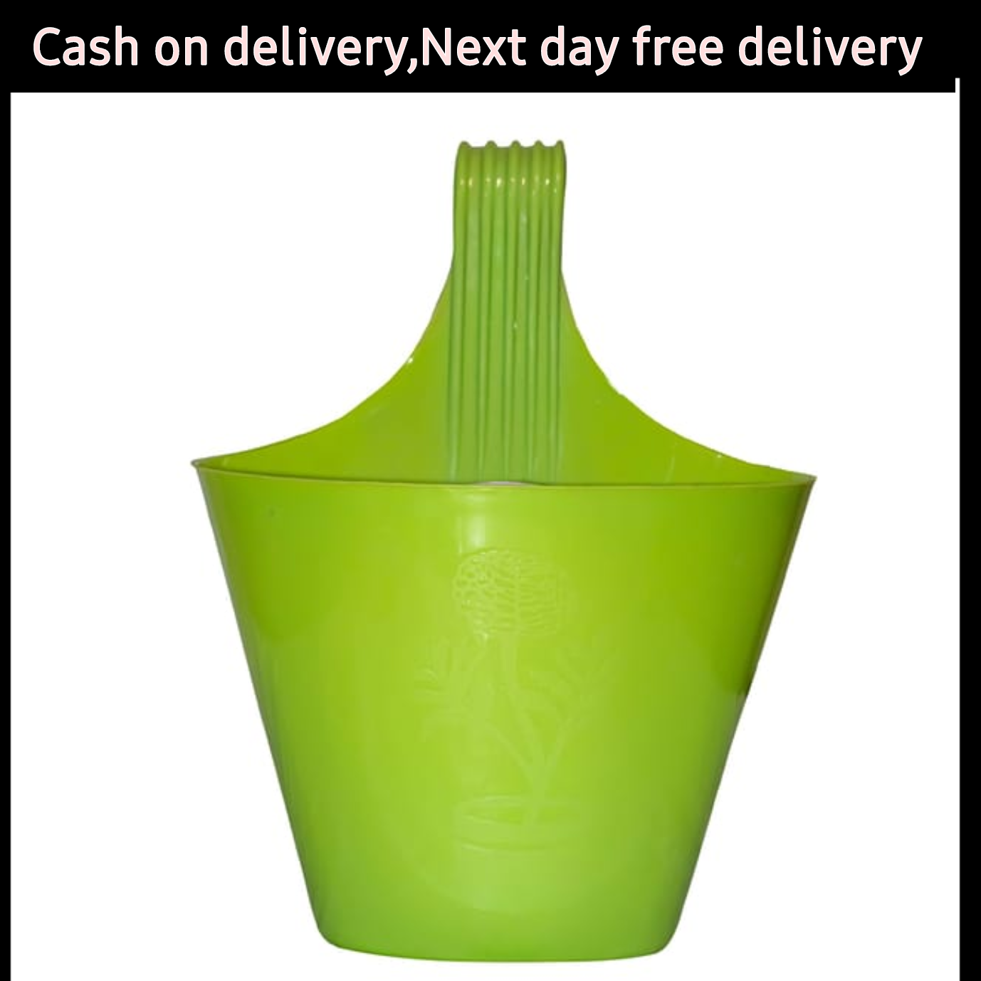 8 inch Green Single Hook Hanging Plastuc Pot
