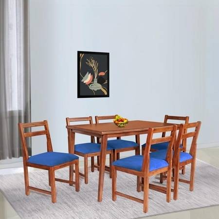 fint solid wood  6 seater Dining table in  Provincial Teak
