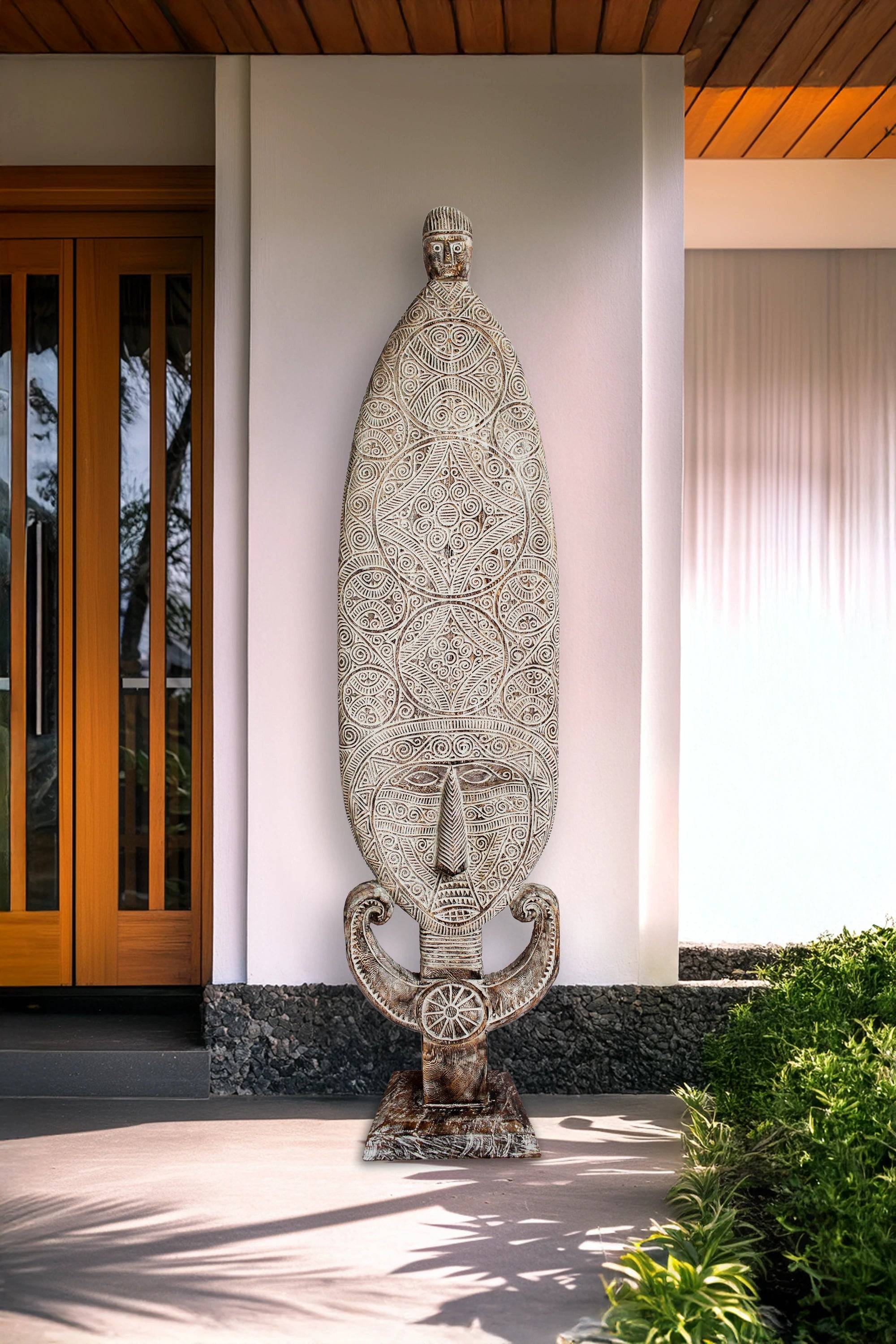 Timor Warlord Hand Carved Statue