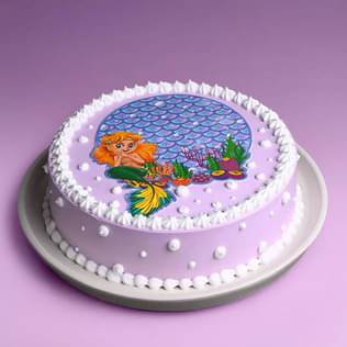 Vibrant Mermaid Theme Cake