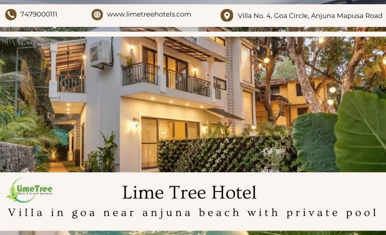Elegant Pool Villa Stay Close to Anjuna Beach