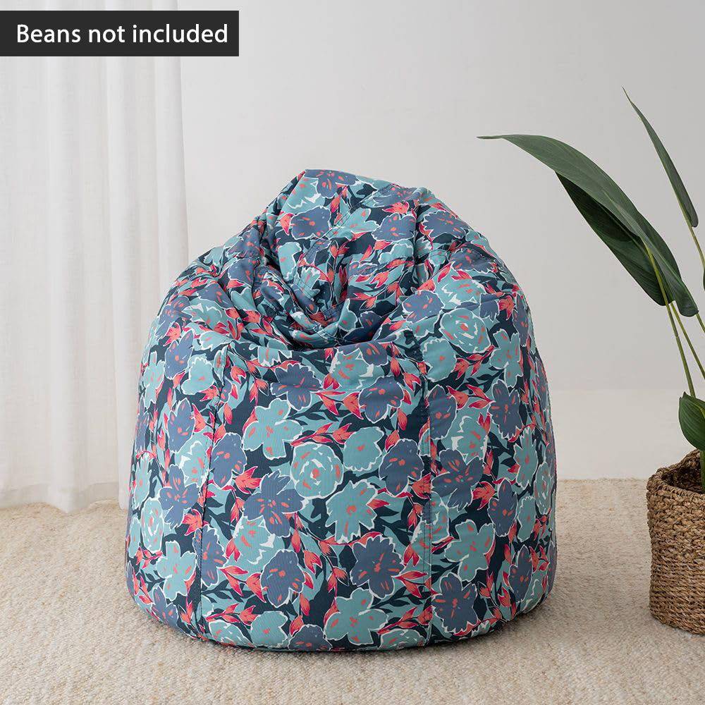 2XL Designer Bean Bag Without Beans | Canvas | Pam Print | Bean Bag Chair | Cozy & Ideal for Any Space
